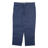 DICKIES 874 Workwear Mens Trousers Blue Regular Straight W40 L29