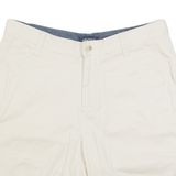 NAUTICA Mens Chino Shorts Cream M W30