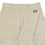 DICKIES Cargo Mens Workwear Shorts Beige Relaxed M W32