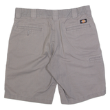 DICKIES Mens Workwear Shorts Grey Relaxed M W34