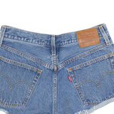 LEVI'S 501 BIG E Womens Denim Shorts Blue S W26