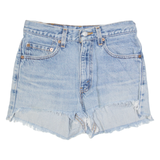 LEVI'S 512 Womens Denim Shorts Blue S W29