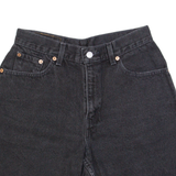 LEVI'S Womens Denim Shorts Black S W28
