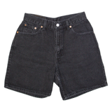 LEVI'S Womens Denim Shorts Black S W28