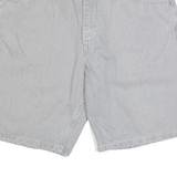 WRANGLER Mens Denim Shorts Grey Relaxed M W34