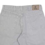 WRANGLER Mens Denim Shorts Grey Relaxed M W34