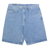 WRANGLER Mens Denim Shorts Blue Relaxed M W34