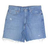 LEVI'S 469 Womens Denim Shorts Blue L W36