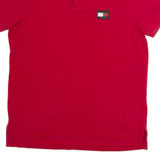 TOMMY HILFIGER Slim Fit Mens Polo Shirt Red M
