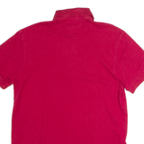TOMMY HILFIGER Mens Polo Shirt Red S