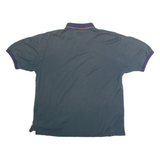 TOMMY HILFIGER Mens Polo Shirt Green 90s Diamond L