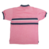 CHAPS RALPH LAUREN Mens Polo Shirt Red Striped L