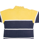 NAUTICA Mens Polo Shirt Blue Colourblock L