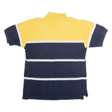 NAUTICA Mens Polo Shirt Blue Colourblock L