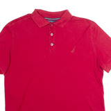 NAUTICA Mens Polo Shirt Red L