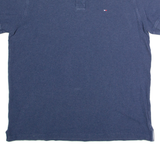 TOMMY HILFIGER Custom Fit Mens Polo Shirt Blue XL