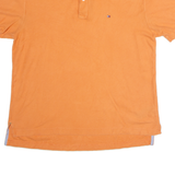 TOMMY HILFIGER Mens Polo Shirt Orange M