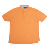 TOMMY HILFIGER Mens Polo Shirt Orange M