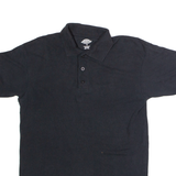 DICKIES Mens Polo Shirt Black S