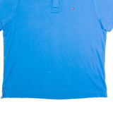 TOMMY HILFIGER Mens Polo Shirt Blue L