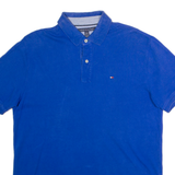 TOMMY HILFIGER Mens Polo Shirt Blue L