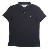 NAUTICA Slim Fit Mens Polo Shirt Black L