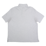POLO RALPH LAUREN Mens Polo Shirt Grey Striped 2XL