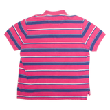 CHAPS Mens Polo Shirt Pink Striped XL