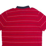 CHAPS Mens Polo Shirt Red Striped 2XL