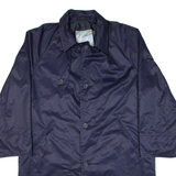 Mens Overcoat Coat Blue XL