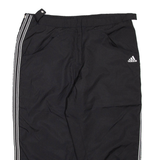 ADIDAS Womens Track Pants Black Straight UK 14 W16 L20