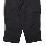 ADIDAS Womens Track Pants Black Straight UK 14 W16 L20