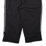 ADIDAS Womens Track Pants Black Straight UK 14 W16 L20