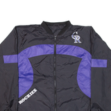 PUMA Colorado Rockies Mens Track Jacket Black Nylon USA L