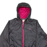 REEBOK Womens Shell Jacket Black Hooded UK 14