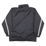 REEBOK Mens Track Jacket Black Hooded S