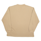 REEBOK Mens Sweatshirt Brown Crew Neck L