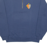 FB Mens Sweatshirt Blue 1/4 Zip S