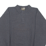 TOP SPIRIT Mens Sweatshirt Grey Collared L