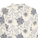 VINCI Mens Sweatshirt Cream 1/4 Zip S