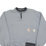 BST Boston Baseball Mens Sweatshirt Grey 1/4 Zip XL
