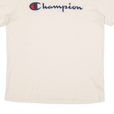 CHAMPION Mens T-Shirt Cream M