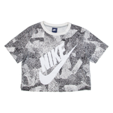 NIKE Cropped Womens T-Shirt White S