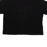 DKNY Cropped Womens T-Shirt Black L