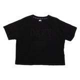 DKNY Cropped Womens T-Shirt Black L