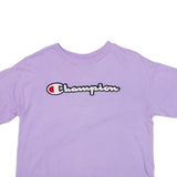 CHAMPION Cropped Womens T-Shirt Purple S