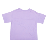 CHAMPION Cropped Womens T-Shirt Purple S