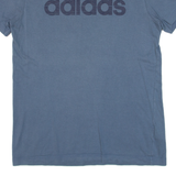 ADIDAS Mens T-Shirt Blue M