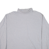 CARHARTT Mens T-Shirt Grey Long Sleeve Roll Neck 2XL