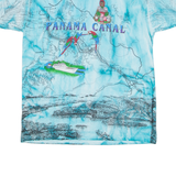 GILDAN Panama Canal Womens T-Shirt Blue M